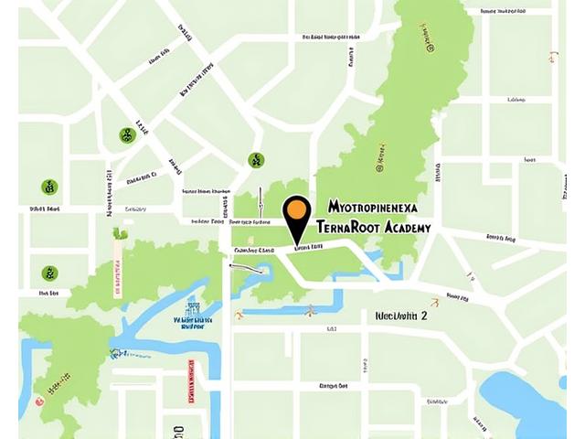 Myotropinexia テラルート・アカデミーの所在地を示す大阪市北区周辺の地図