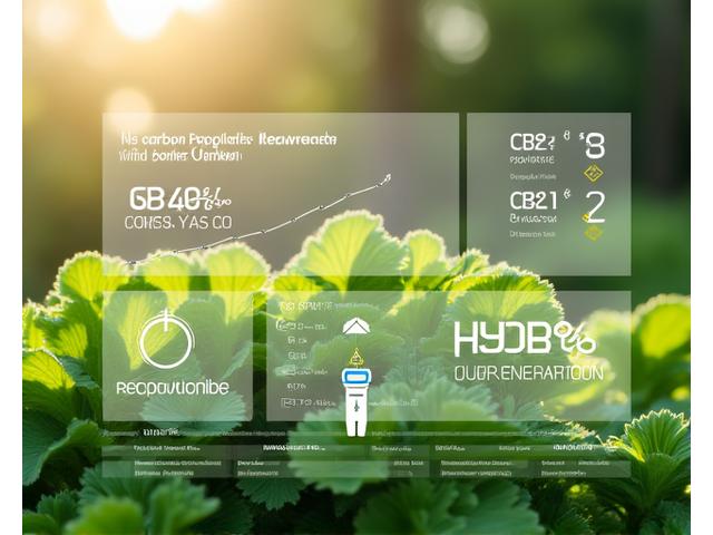 庭園でのCO2削減効果を示すデータダッシュボード